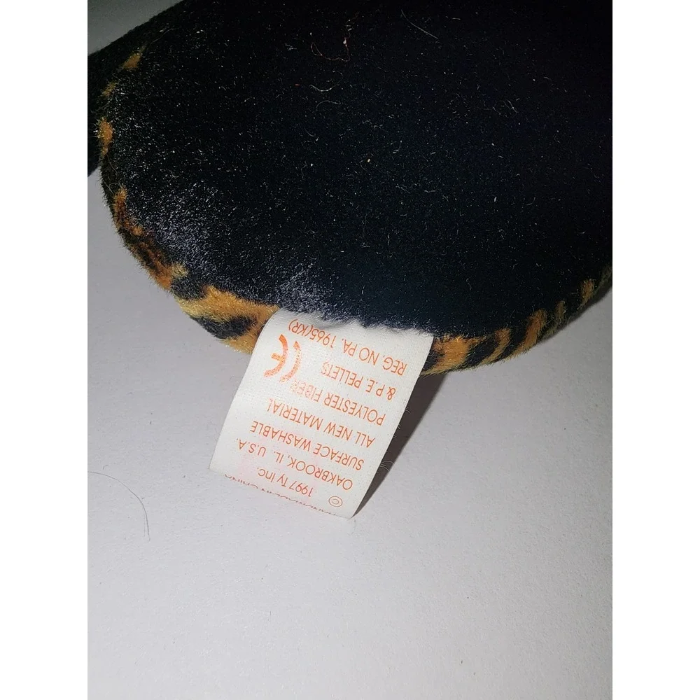 Ty Beanie Babies Spinner The Spider Red‎ Star Tag